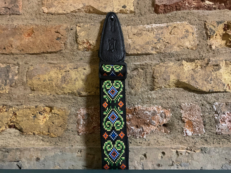 Levy's Jacquard Weave Green Hearts Strap