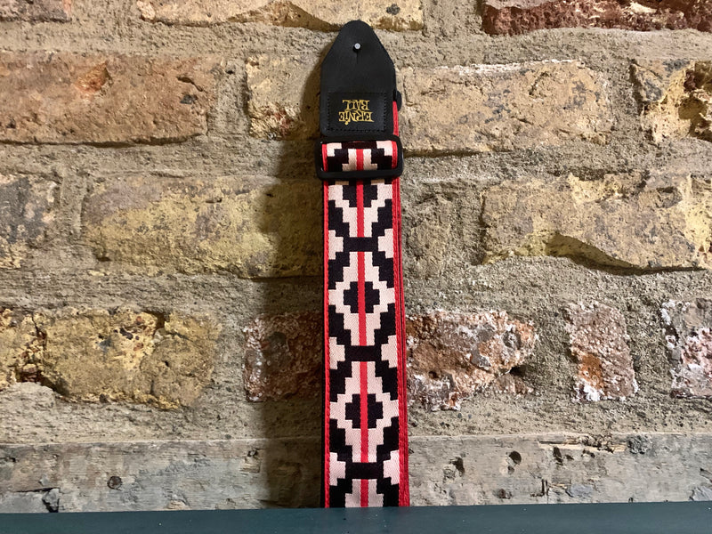 Ernie Ball Ristra Red Jacquard Strap