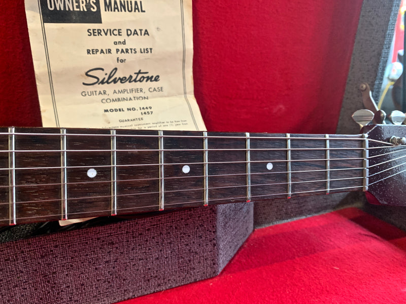 Silvertone 1457 w/ Amp Case 1965