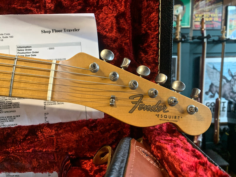 Fender Custom Shop Masterbuilt Greg Fessler '66 Esquire Closet Classic Dakota Red 2014