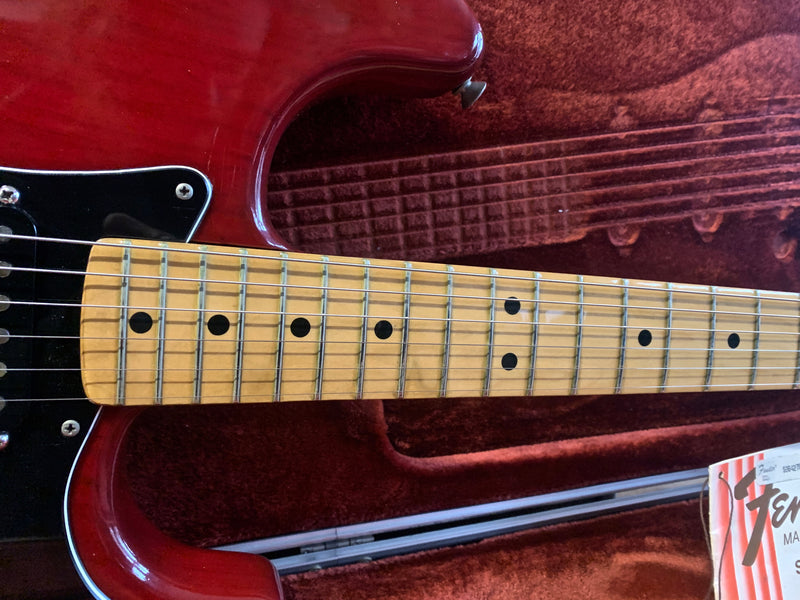 Fender Stratocaster Translucent Red 1979