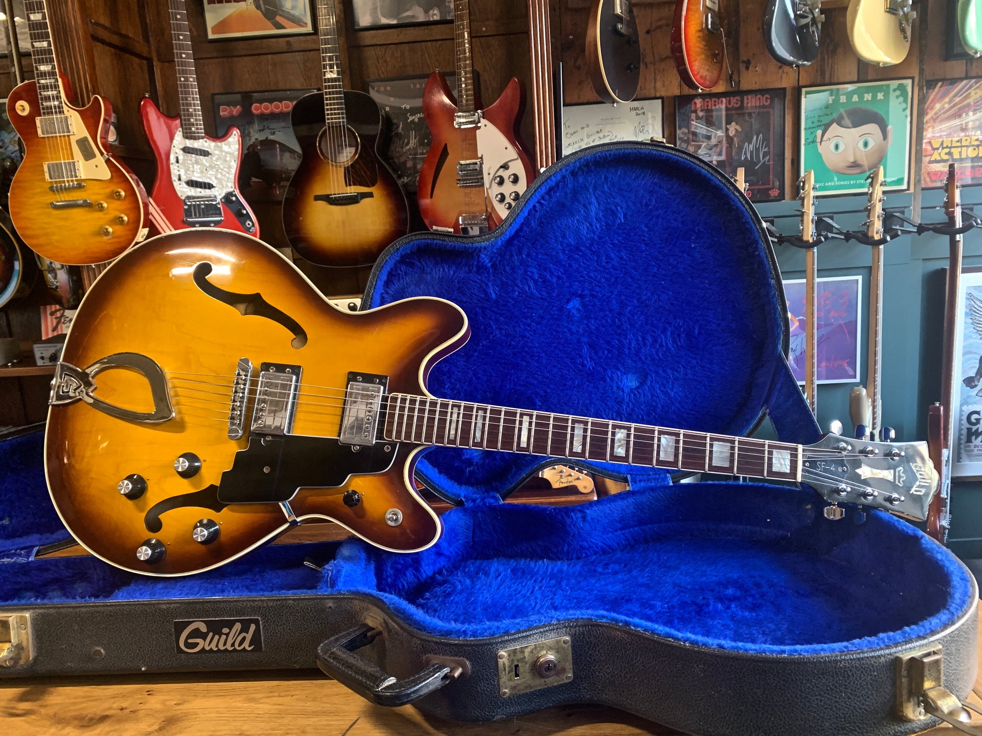 Guild Starfire IV Sunburst 1978 Some Neck Guitars