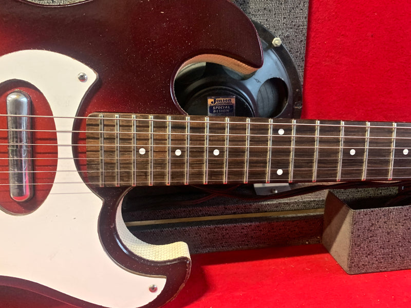 Silvertone 1457 w/ Amp Case 1966
