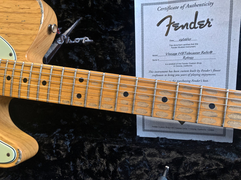 Fender Custom Shop Vintage HB Telecaster Relic 2007