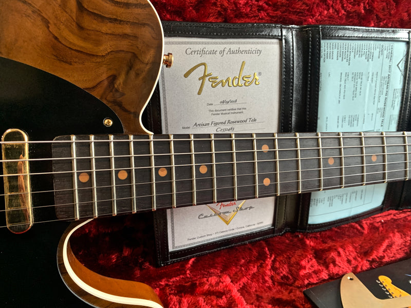 Fender Custom Shop Artisan Figured Rosewood Telecaster 2018