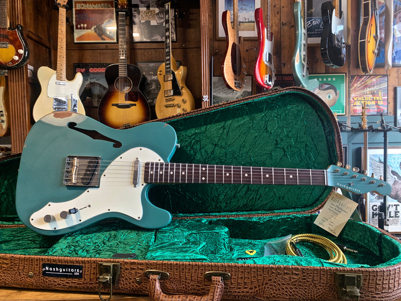 Nash Guitars T-69 Thinline Sherwood Green Metallic