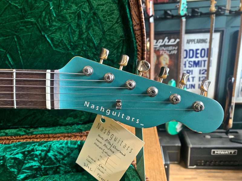 Nash Guitars T-69 Thinline Sherwood Green Metallic