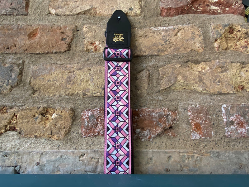 Ernie Ball Kaleidoscope Pink Jacquard Strap